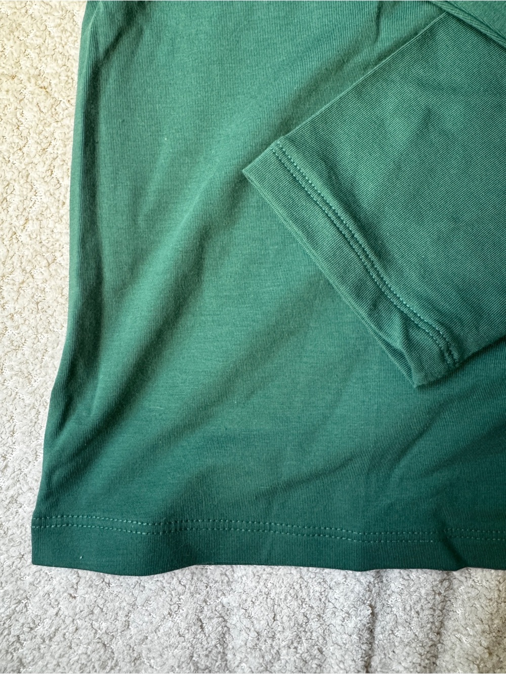 Athleta Long Sleeve Crew Top - Green - Picture 4 of 5